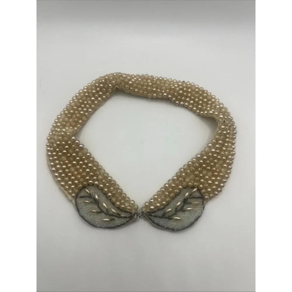 Vintage Pearl Beaded‎ Collar